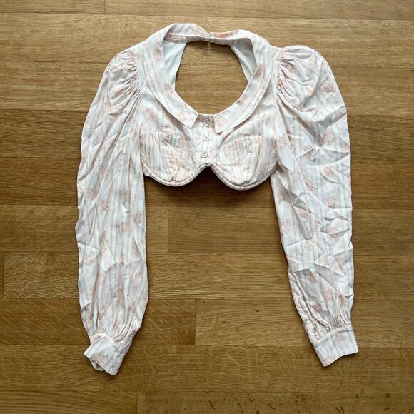 For Love & Lemons Carly Crop Top - Picture 2 of 2